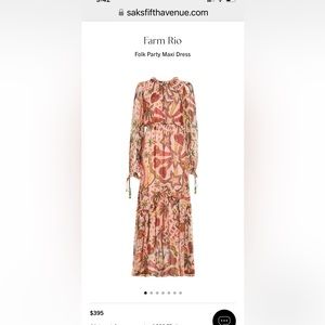 FARM Rio Folk Party Maxi dress